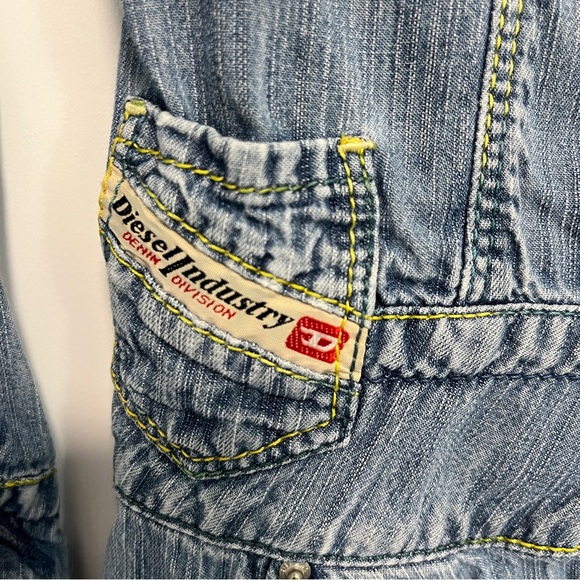 DIESEL Denim Dress with Pockets! Girls size 8 - Picture 5 of 7